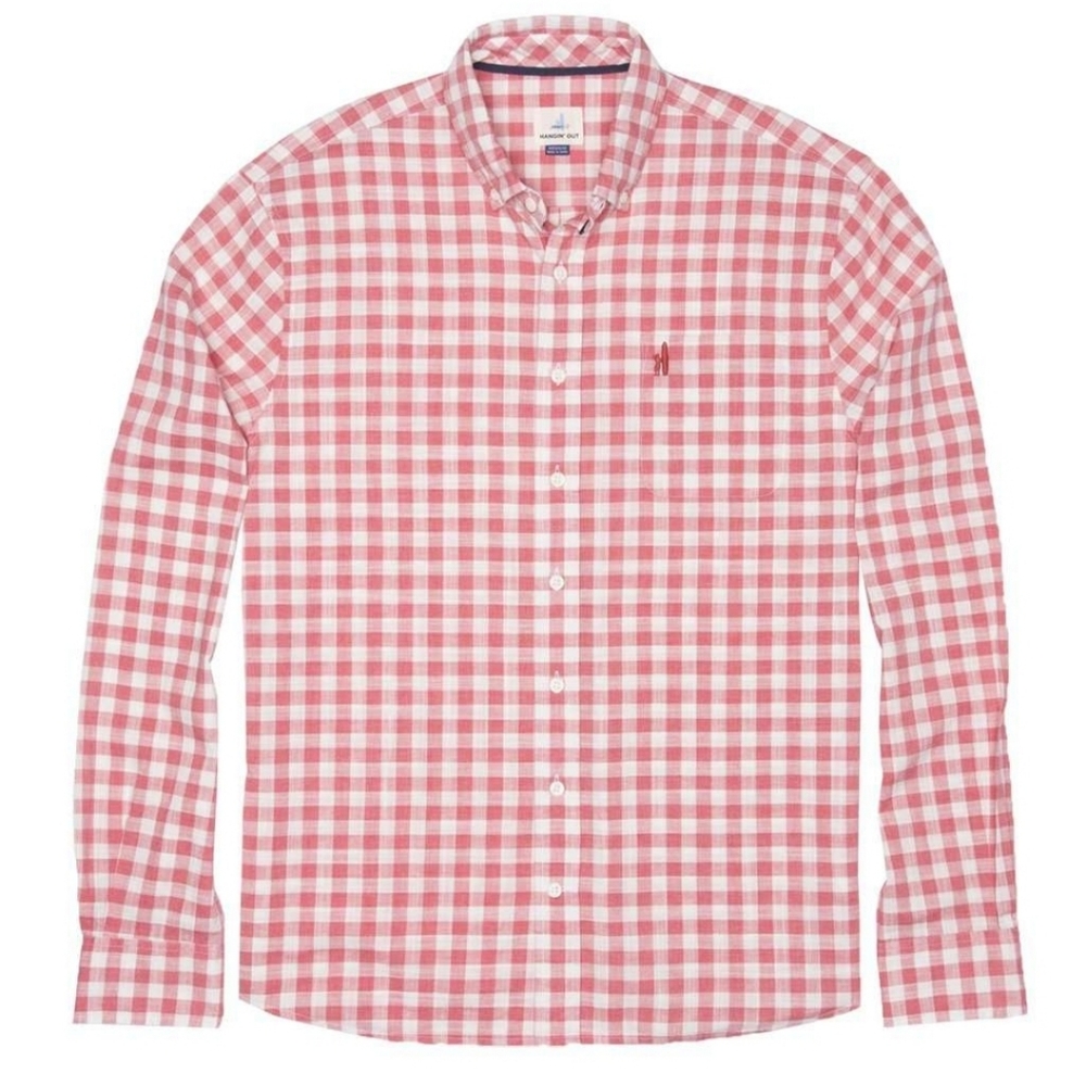 Johnnie-O Watts Hangin' Out Button Down Men's Shirt, M